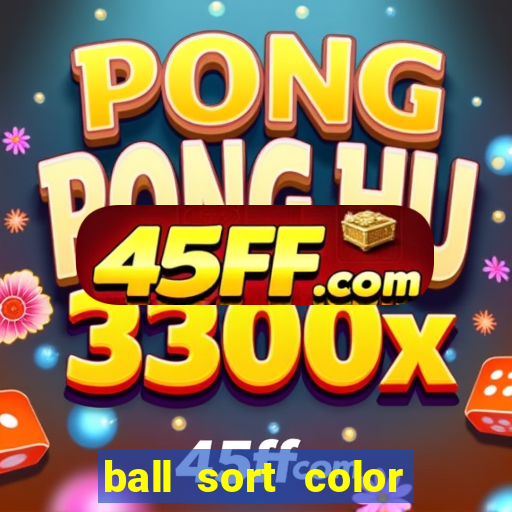 ball sort color water puzzle